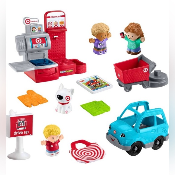 🆕 🎯 NWT Fisher-Price Little People Target Run Playset - Picture 6 of 6